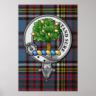 Poster Anderson Crest et Tartan