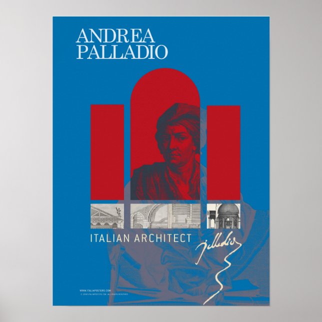 Poster Andrea Palladio (Devant)
