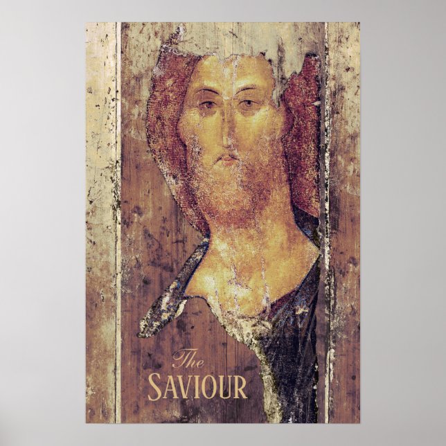 Poster Andrei Rublev Le Sauveur Christ le Rédempteur Icon (Devant)
