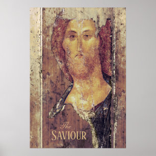 Poster Andrei Rublev le sauveur le Christ l'icône de