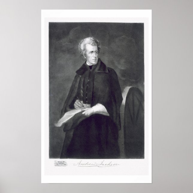 Poster Andrew Jackson, 7e président des États-Unis (Devant)