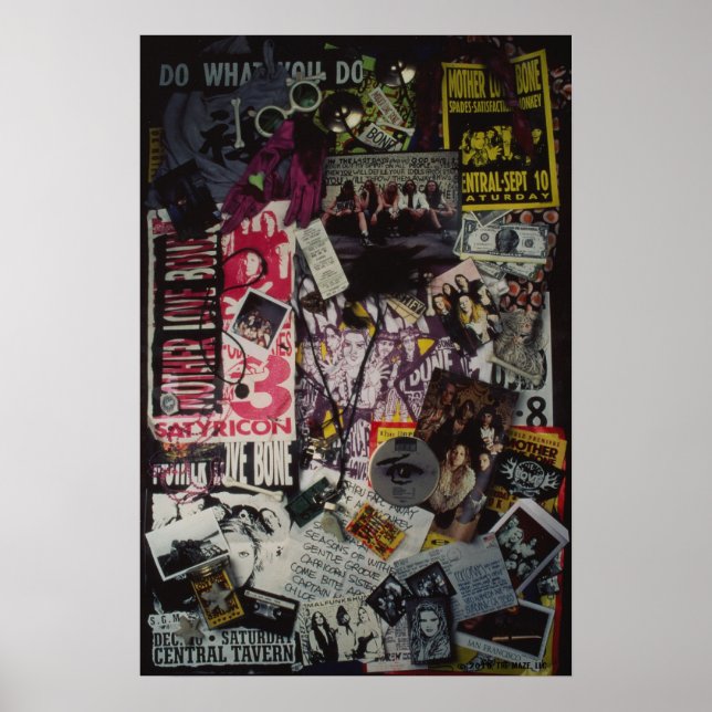 Poster Andrew Wood Collage (Devant)