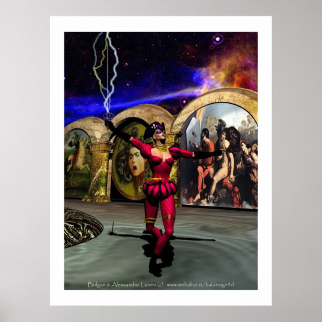 Poster ANDROID BALLET, Science-fiction (Devant)