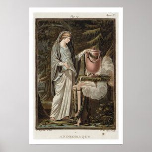 Poster Andromaque, costume for 'Andromaque' by Jean Racin