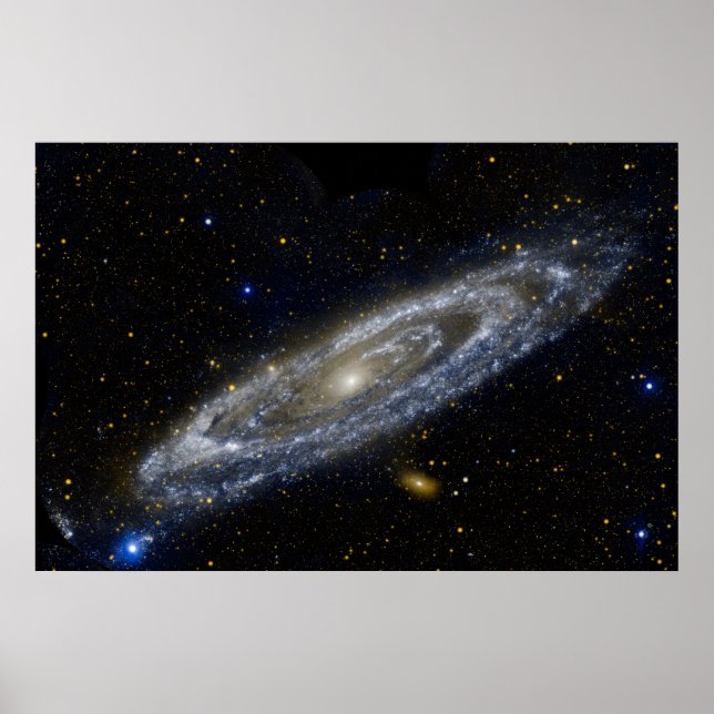 Poster Andromède galaxie laiteuse façon cosmos univers (Devant)