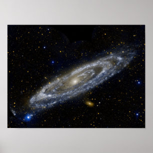 Poster Andromède galaxie laiteuse façon cosmos univers