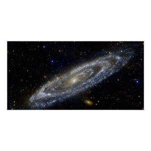 Poster Andromède galaxie laiteuse façon cosmos univers