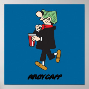 Poster andy capp uk england retro