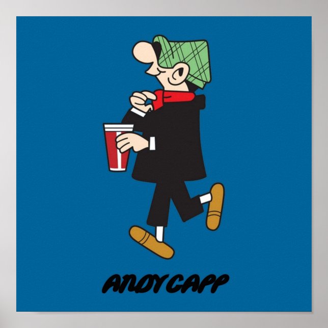 Poster andy capp uk england retro (Devant)