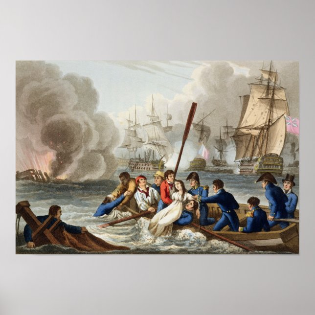 Poster Anecdote à la bataille de Trafalgar (Devant)