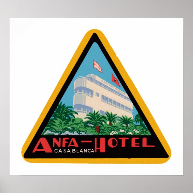 Poster Anfa Hotel Casablanca (Devant)