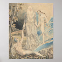 Ange de la présence divine apportant Eve à Adam