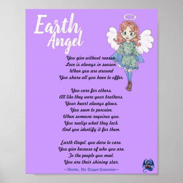 Poster Ange de la Terre (Devant)
