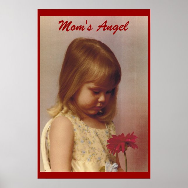Poster ange de maman (Devant)