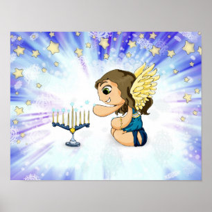 Poster Ange de Menorah