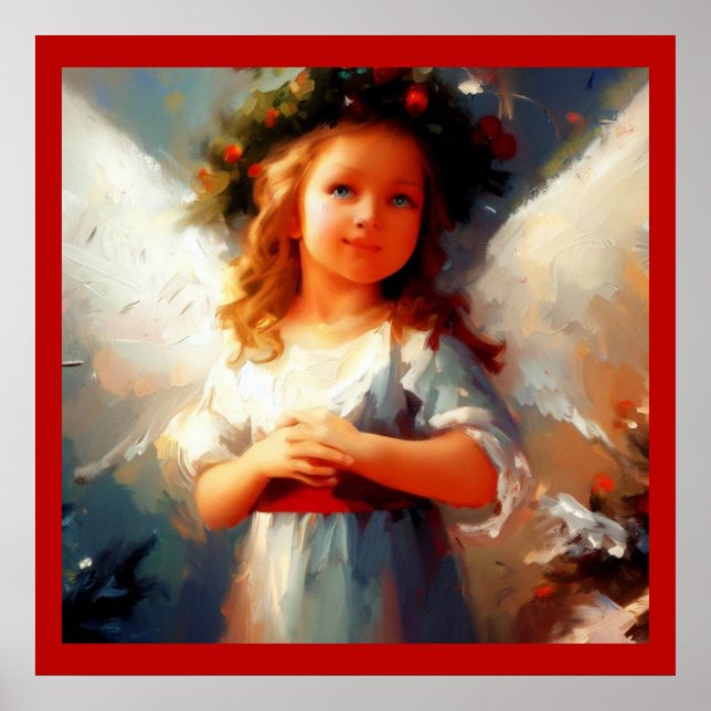 Poster Ange de Noël 1 (Devant)