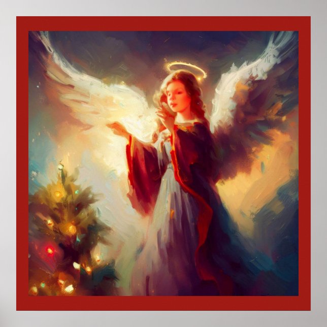 Poster Ange de Noël 3 (Devant)