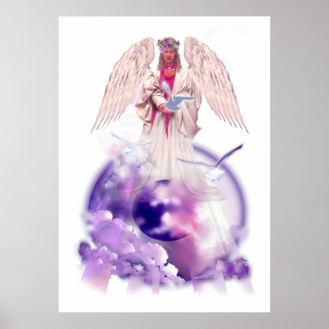 Poster Ange de paix (Devant)