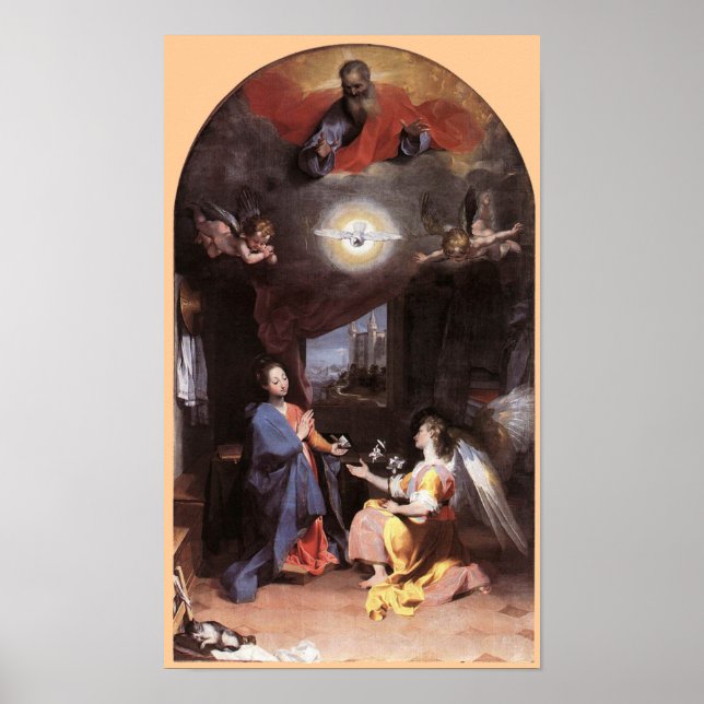 POSTER ANGE DE VIRGIN ET D'ANNONCIATION (Devant)