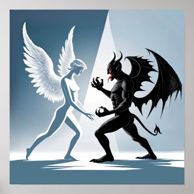 Poster Ange et diable (Devant)