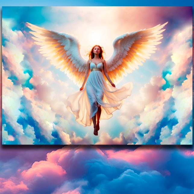 Poster Ange femme aile la religion céleste paradis (Créateur téléchargé)
