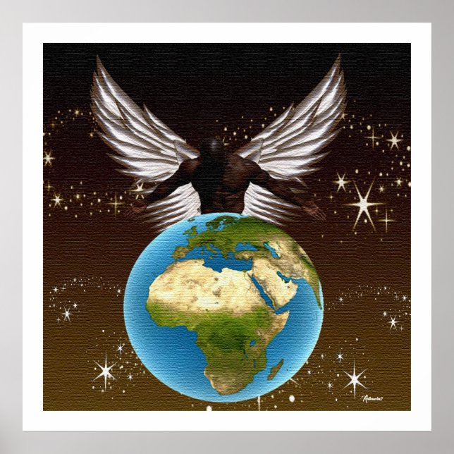 Poster Ange Gardien Africain (Devant)