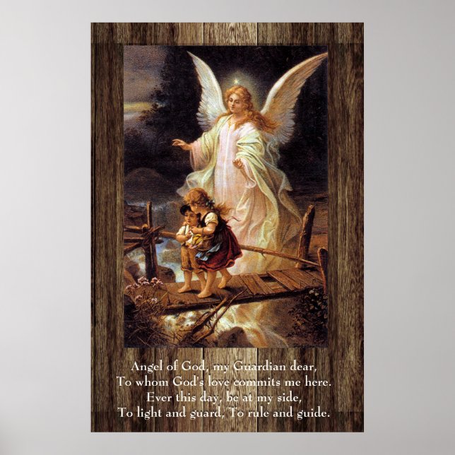 Poster Ange Gardien, Enfants, Pont (Devant)