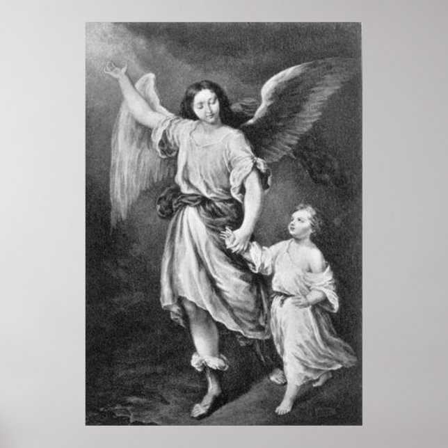 Poster Ange Gardien Et Enfant (Devant)
