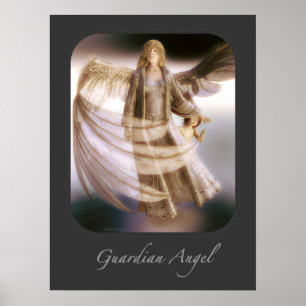 Poster Ange gardien et enfant