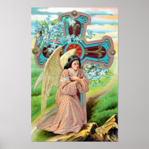 Poster Ange priant
