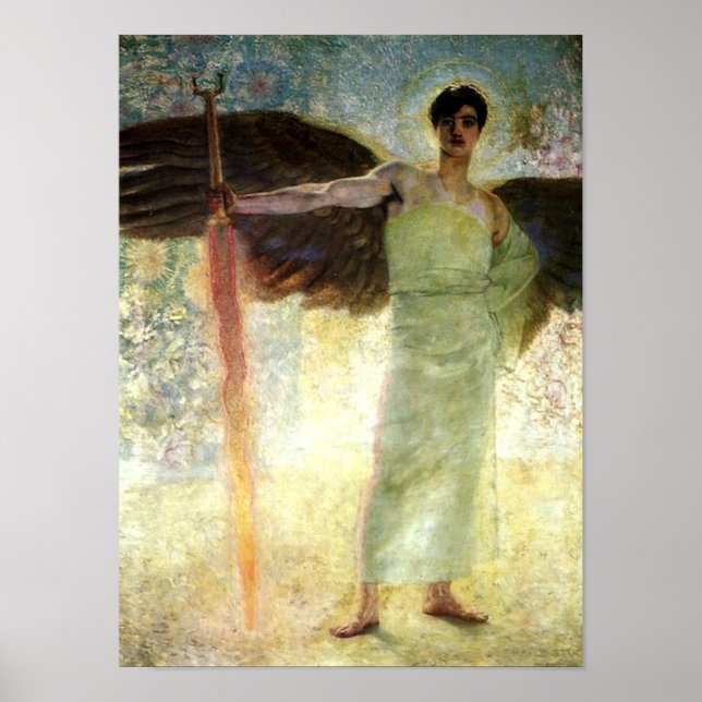 Poster Angel avec l'épée flamboyante (Devant)