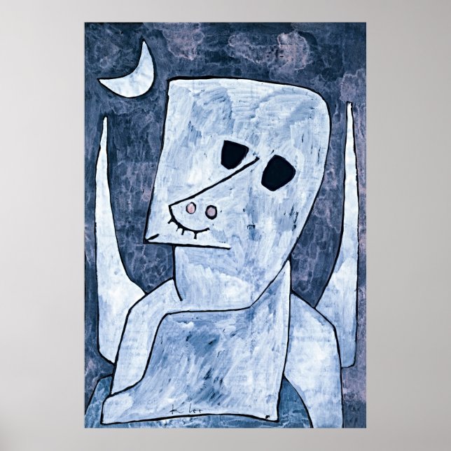 Poster Angel Candidat par Paul Klee - Retro Revival (Devant)