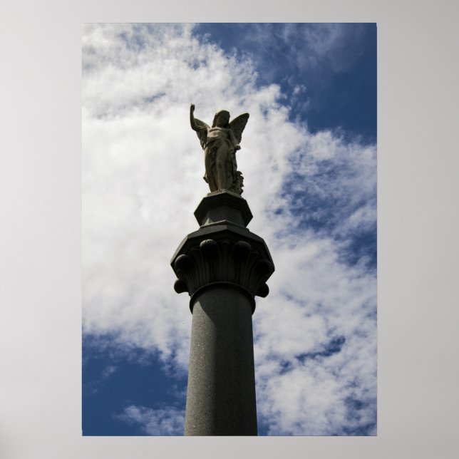 Poster Angel dans les nuages (Devant)
