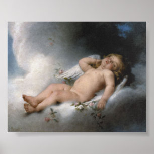 Poster Angel de couchage par Leon Jean Basile-Perraul Imp