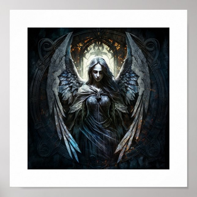 Poster Angel foncé (Devant)