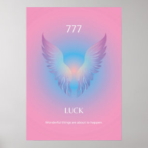 Poster Angel Numéro Aura 777 Chuck