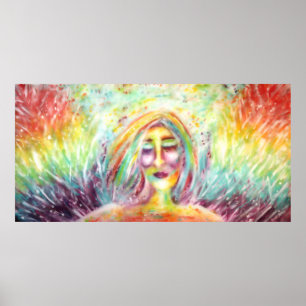 Poster "Angel of Imperfection" Art de Victoria Lynn Hall