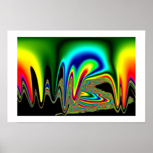 Poster Angel pluie art