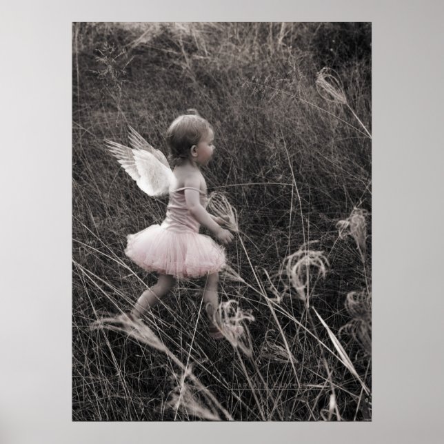Poster 'Angel prêt pour le vol' (Devant)