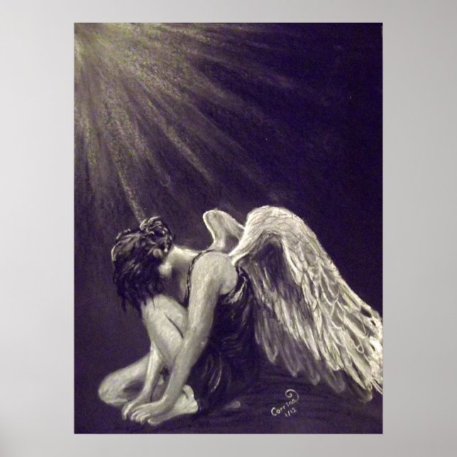 Poster Angel tombé - Ébauche 2 (Devant)