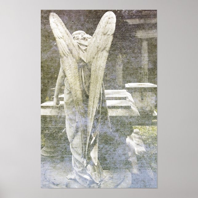 Poster Angel Wings - vintage (Devant)
