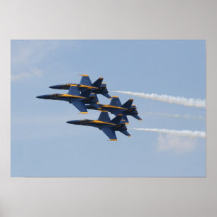 Poster Angels bleus FA-18