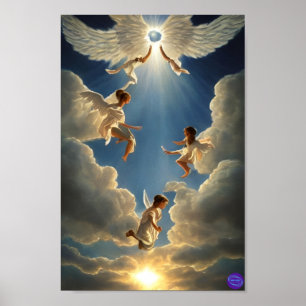 POSTER ANGELS JOUEUX