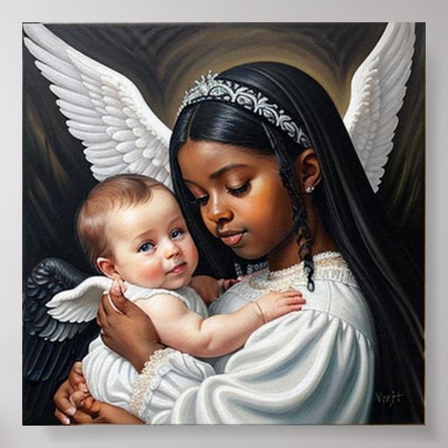 Poster anges bébés (Devant)