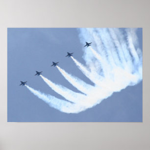 Poster Anges bleus FA-18