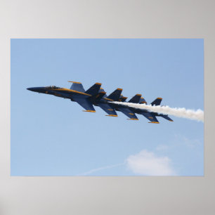 Poster Anges bleus FA-18