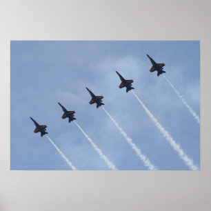 Poster Anges bleus FA-18