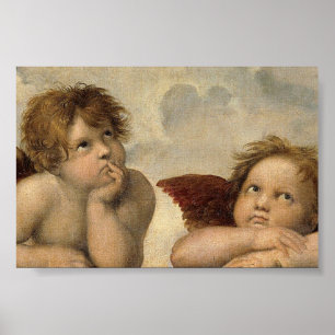 Poster Anges Chérubins Raphaël