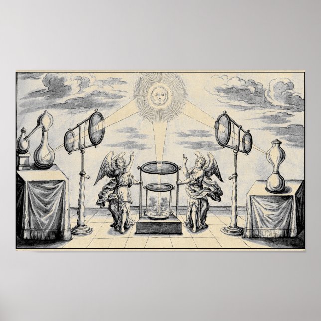 Poster Anges divins de l'Alchimie (Devant)