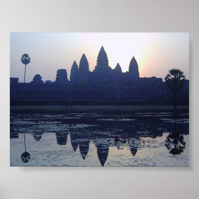 Poster Angkor Wat Sunrise (Devant)